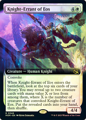 Knight-Errant of Eos (mom_346) / Extended Art / Foil
