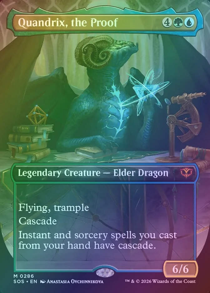 Quandrix, the Proof (SOS) (286) / Borderless / Foil