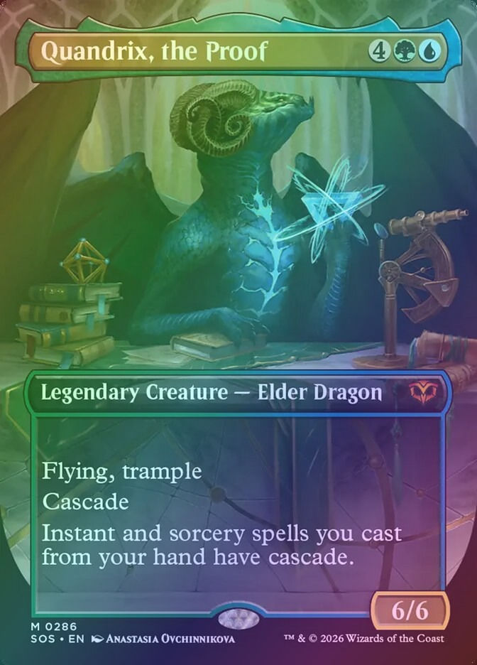 Quandrix, the Proof (SOS) (286) / Borderless / Foil