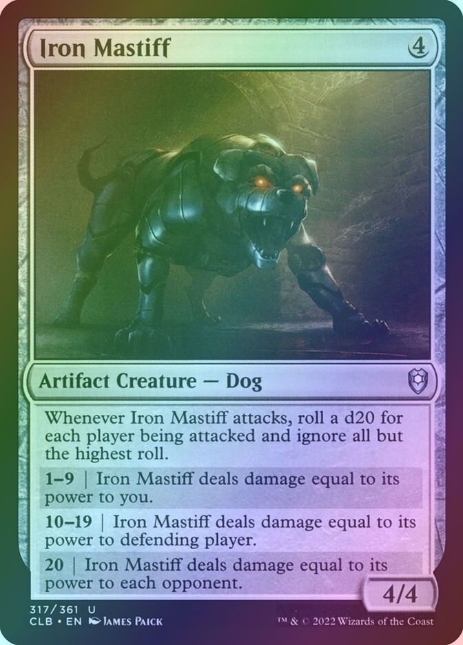 Iron Mastiff (CLB) (317) / Foil
