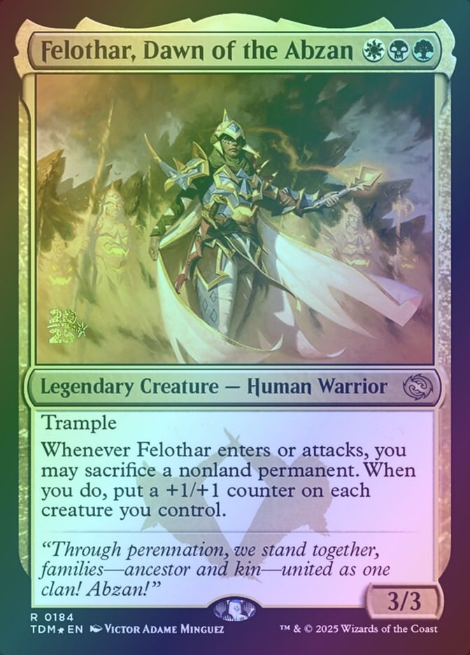 Felothar, Dawn of the Abzan (PTDM) (184s) / Foil