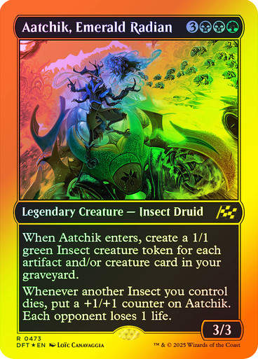 Aatchik, Emerald Radian (DFT) (473)  / First Place Foil