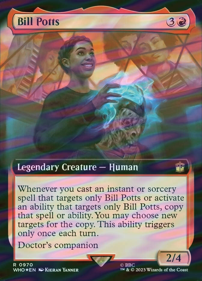 Bill Potts (WHO) (970) / Extended Art / Surge Foil
