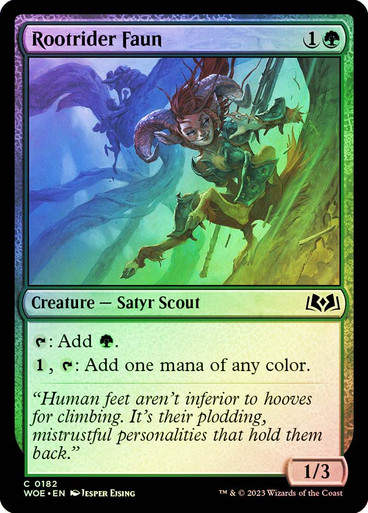 Rootrider Faun (woe) / Foil