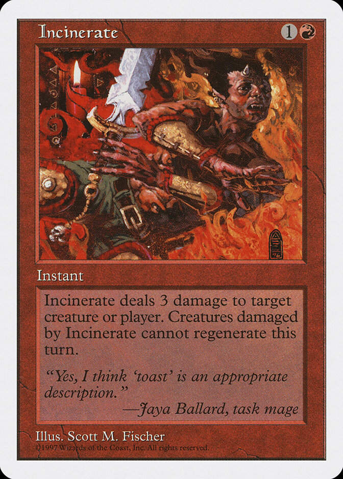 Incinerate (5ED) (242)