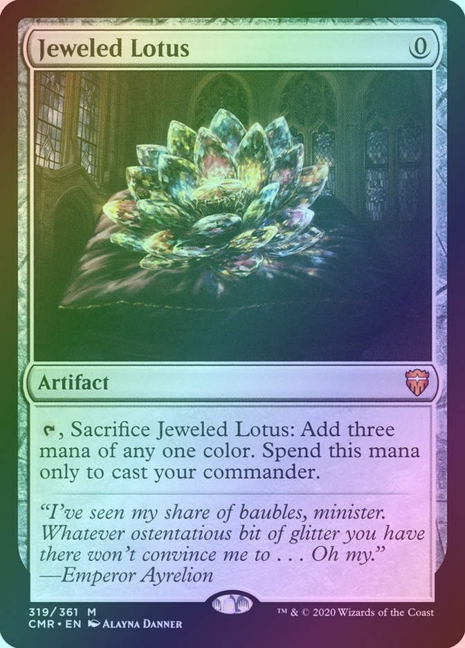 Jeweled Lotus (CMR) (319) / Foil