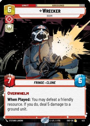 Wrecker - BOOM! (Hyperspace) (SHD_#423) / Foil