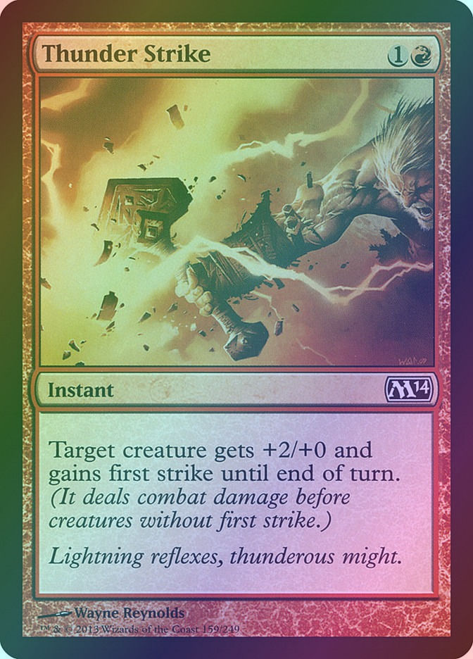 Thunder Strike (M14) (159) / Foil