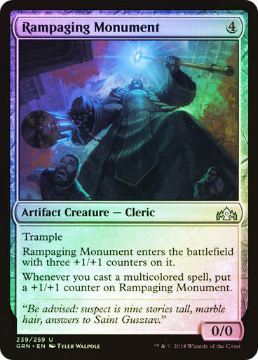 Rampaging Monument (GRN) (239) / Foil