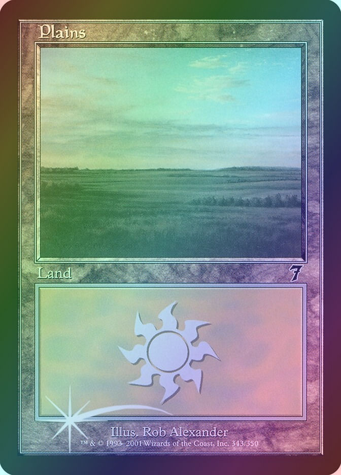 Plains (7ED) (343★) / Foil