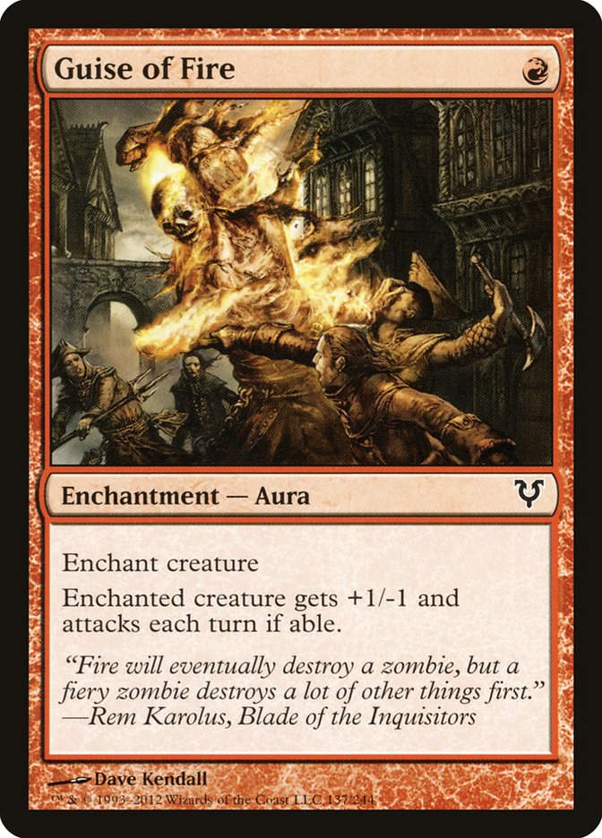 Guise of Fire (AVR) (137) / Foil