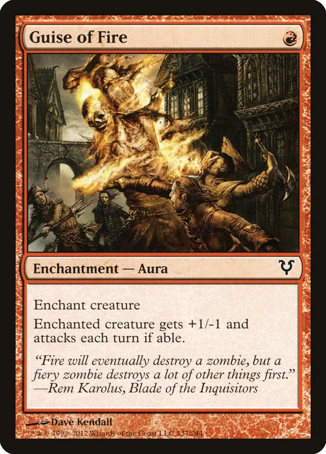 Guise of Fire (AVR) (137) / Foil