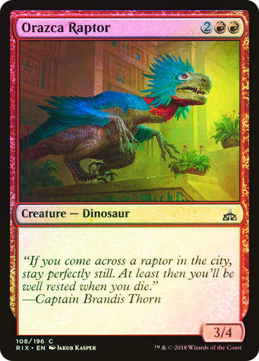 Orazca Raptor (RIX) (108) / Foil