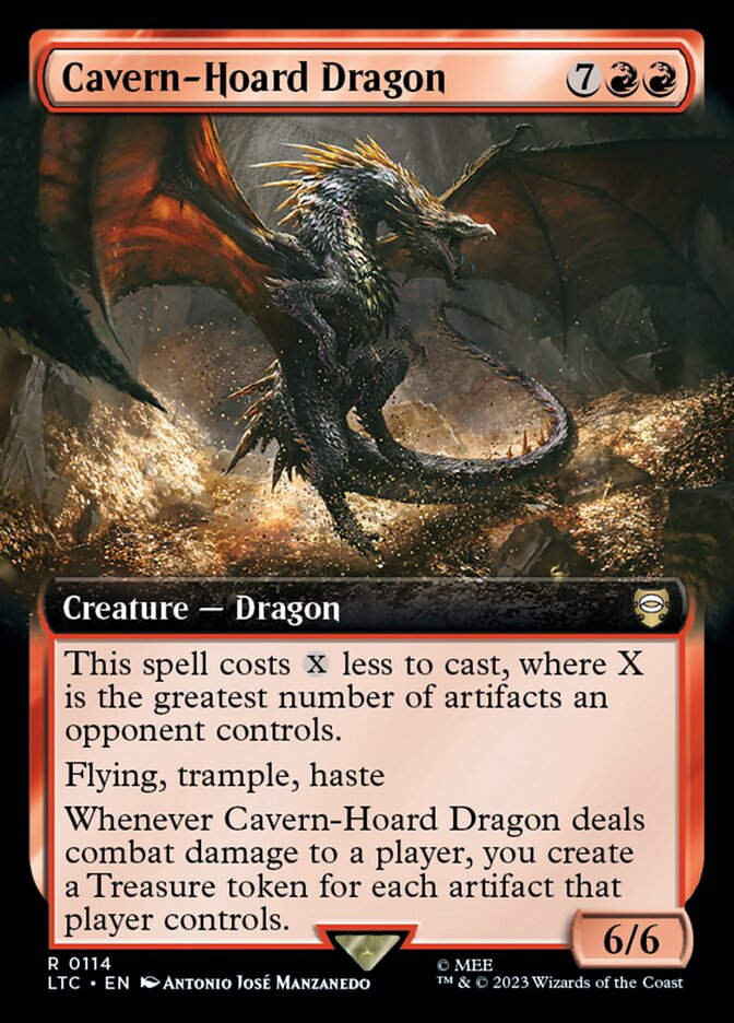 Cavern-Hoard Dragon (LTC) (114) / Extended Art