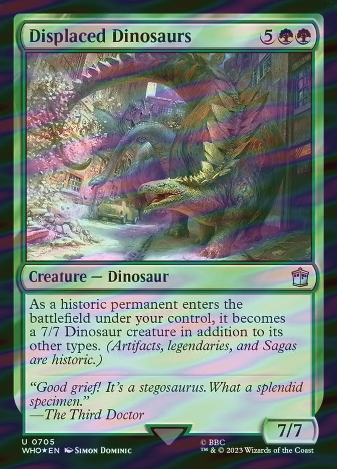 Displaced Dinosaurs (WHO) (705) / Surge Foil