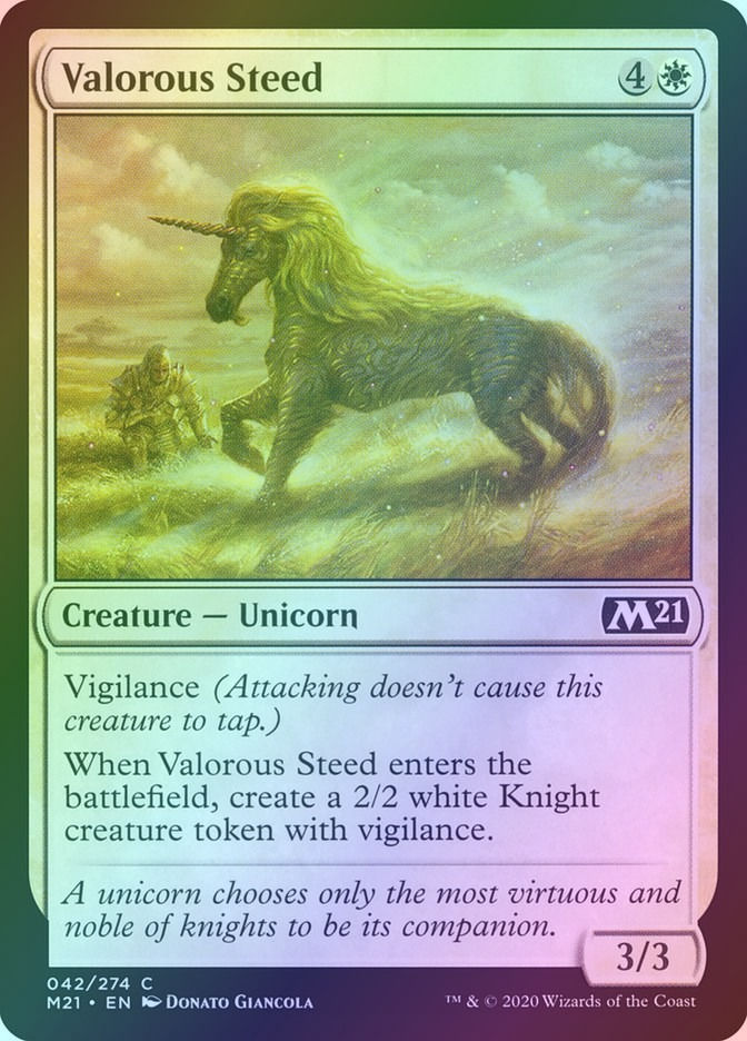 Valorous Steed (M21) (42) / Foil