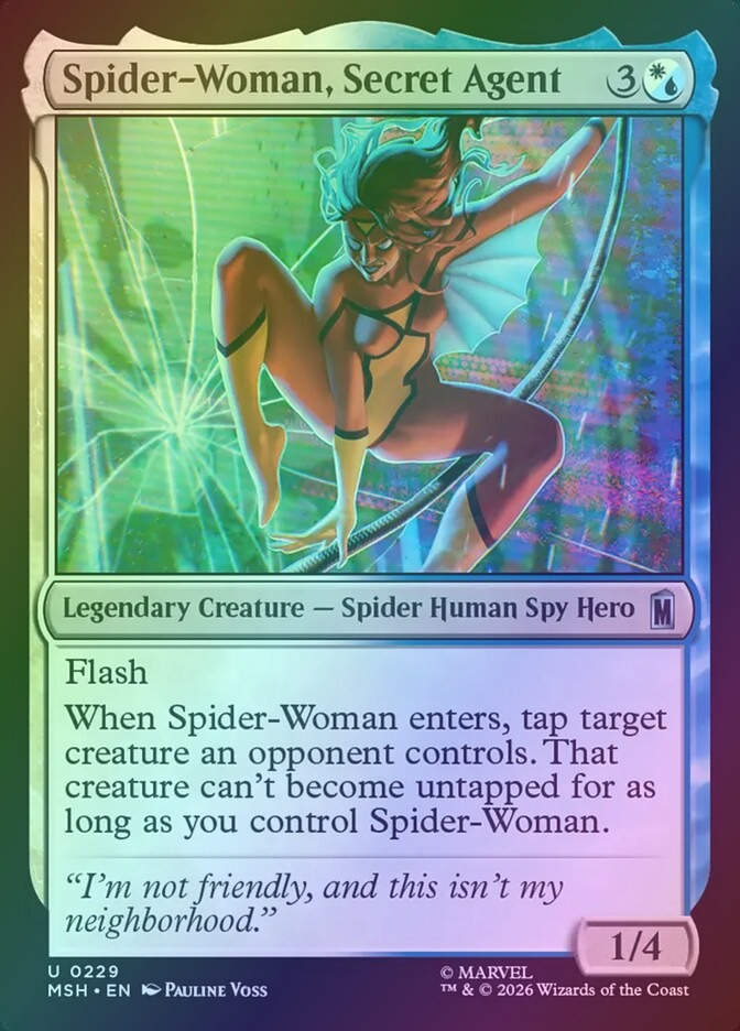 Spider-Woman, Secret Agent (MSH) (229) / Foil