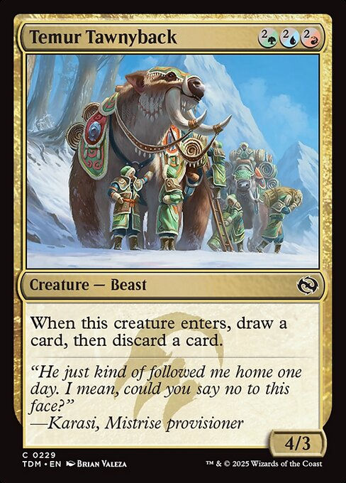 Temur Tawnyback (TDM) (229)