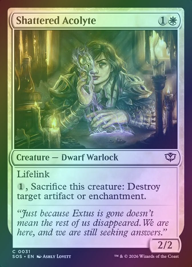 Shattered Acolyte (SOS) (31) / Foil