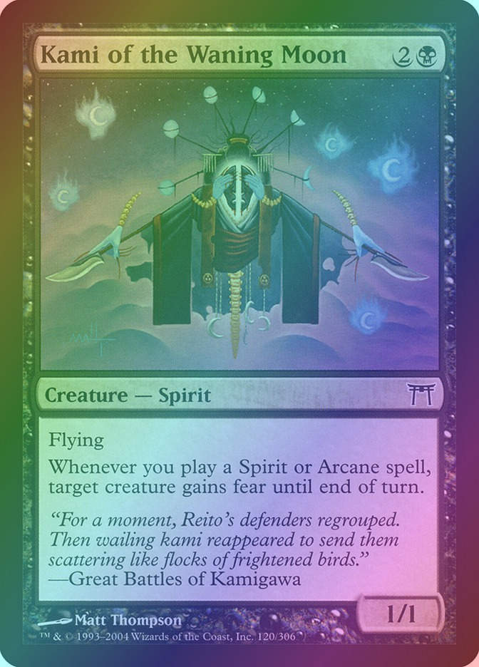 Kami of the Waning Moon (CHK) (120) / Foil