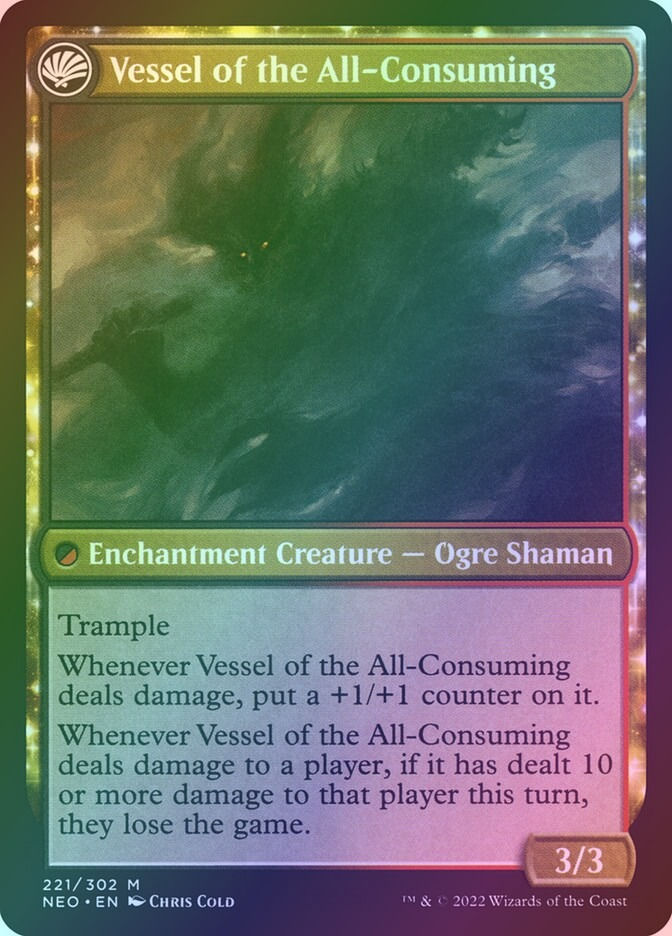 Hidetsugu Consumes All // Vessel of the All-Consuming (NEO) (221) / Foil — cara 2 de 2
