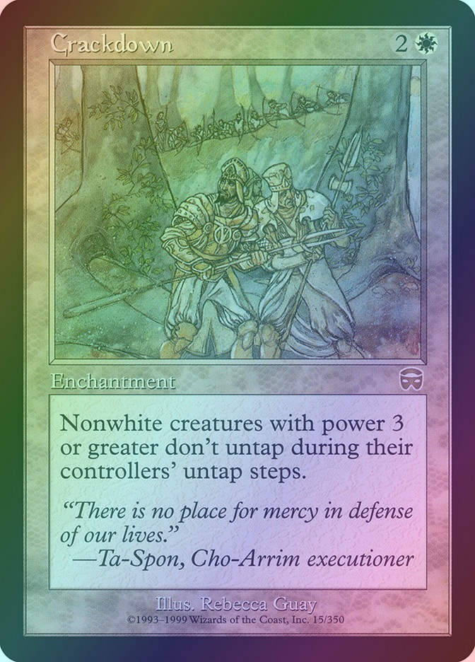 Crackdown (MMQ) (15) / Foil