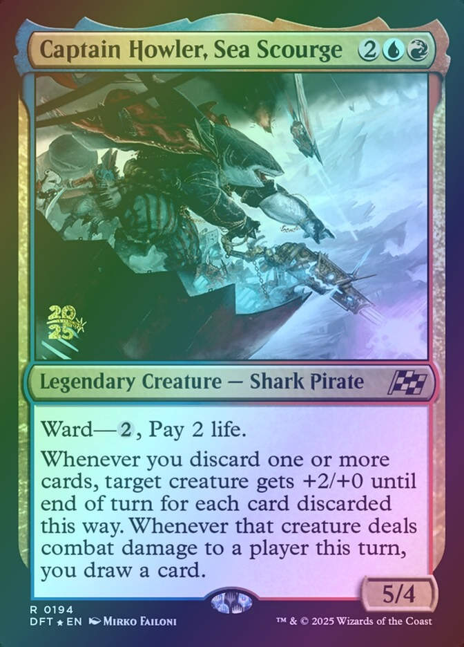Captain Howler, Sea Scourge (PDFT) (194s) / Foil