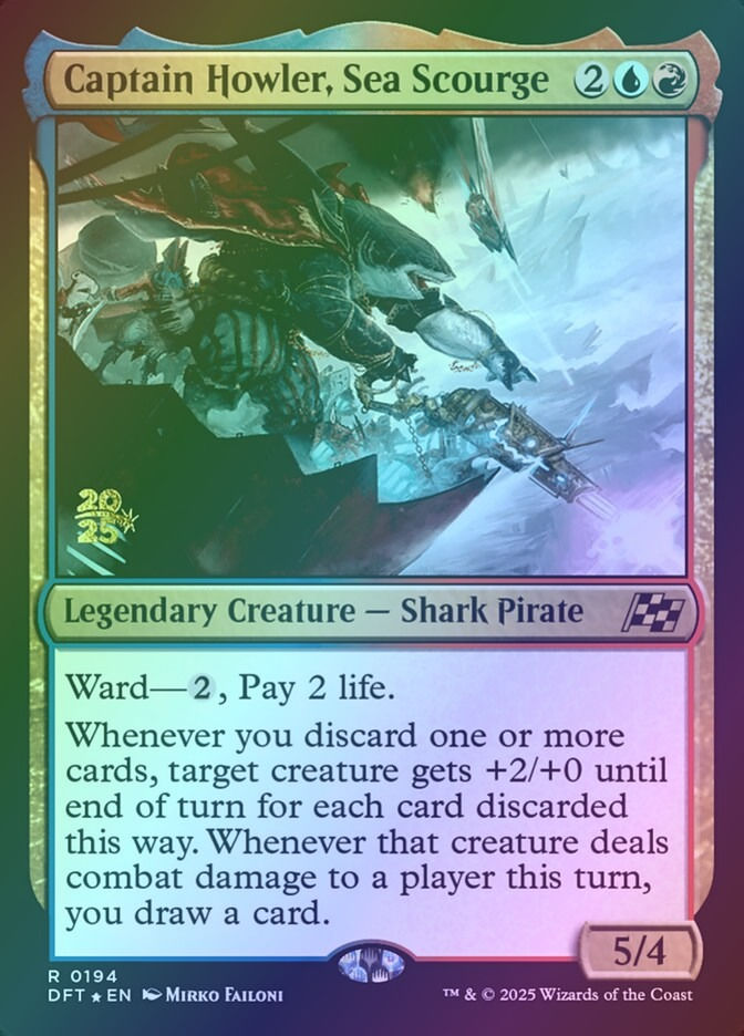 Captain Howler, Sea Scourge (PDFT) (194s) / Foil