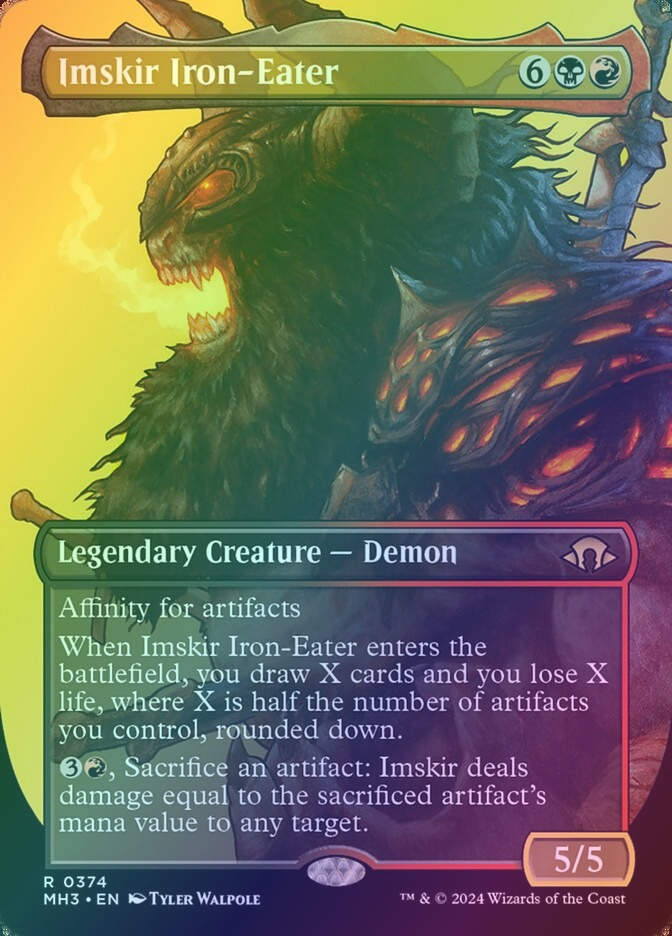 Imskir Iron-Eater (MH3) (374) / Borderless / Foil