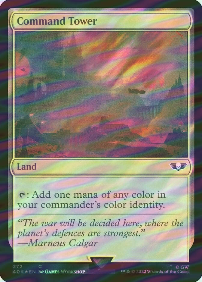 Command Tower (40K) (272★) / Surge Foil