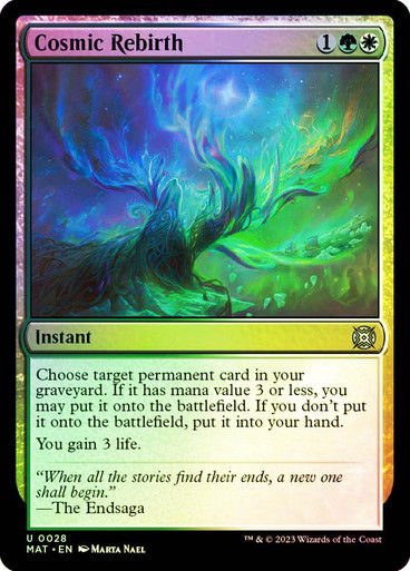Cosmic Rebirth (MAT) / Foil