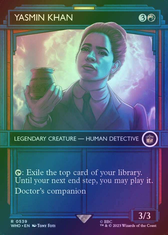 Yasmin Khan (WHO) (539) / Borderless / Showcase / Foil