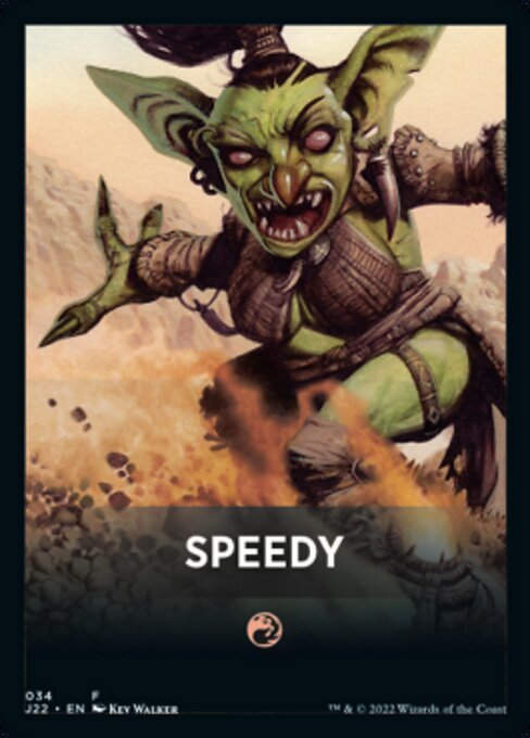 Speedy (fj22) / Front Cards Token