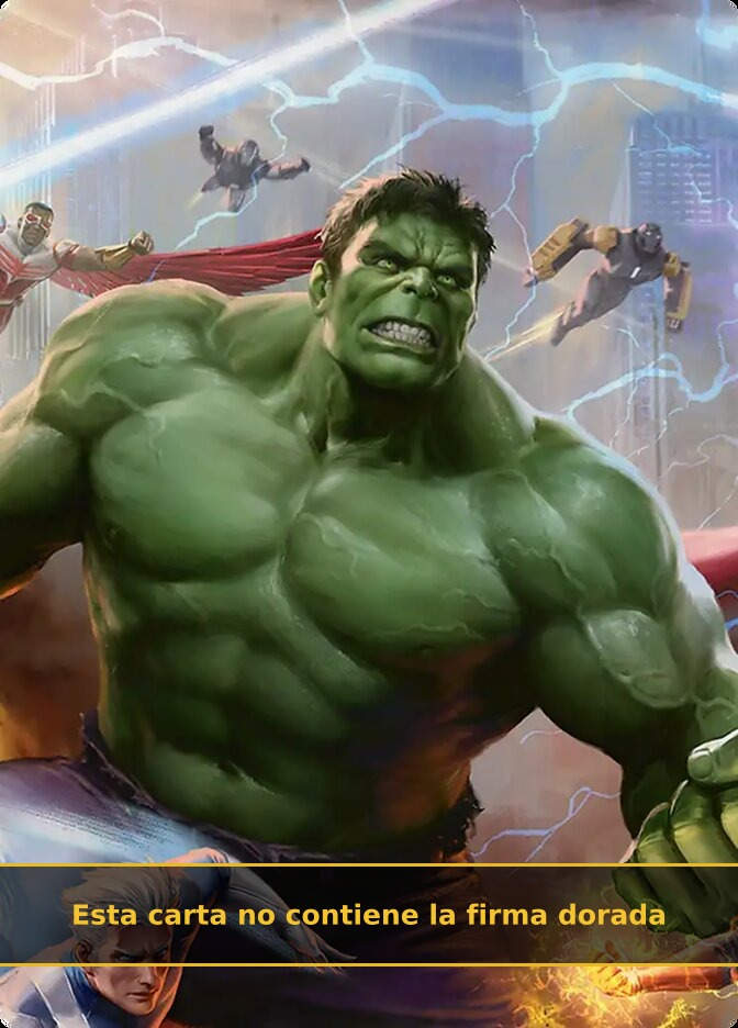 Hulk, Always Angry (AMSH) (2b) / No Firmada