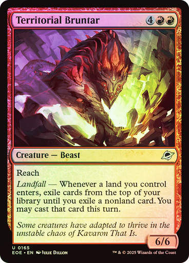 Territorial Bruntar (EOE) (165) / Foil