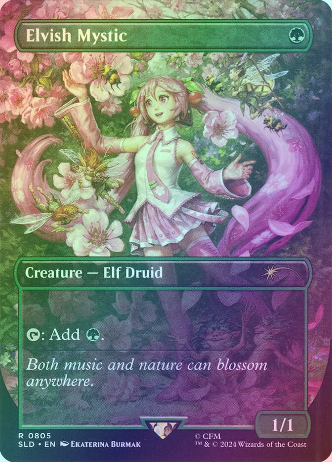 Elvish Mystic (SLD) (805) / Foil