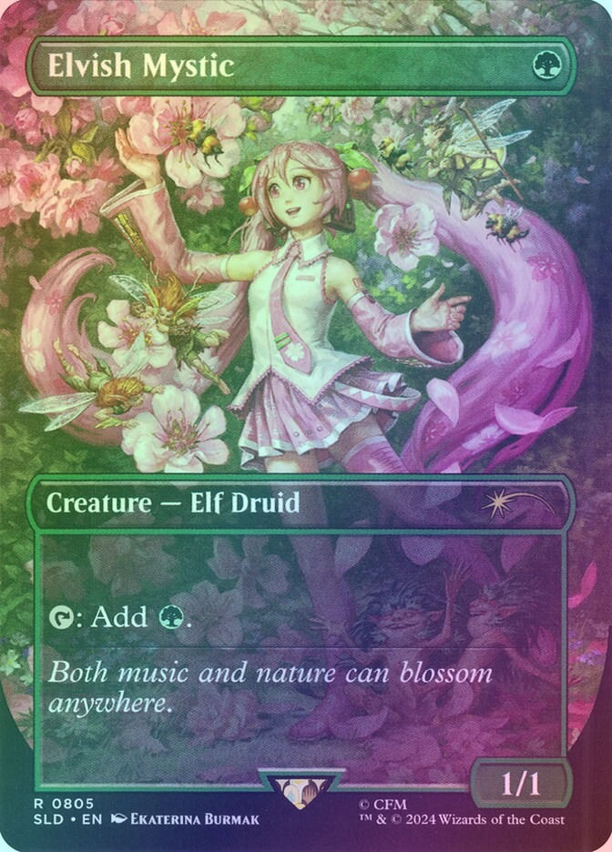 Elvish Mystic (SLD) (805) / Foil
