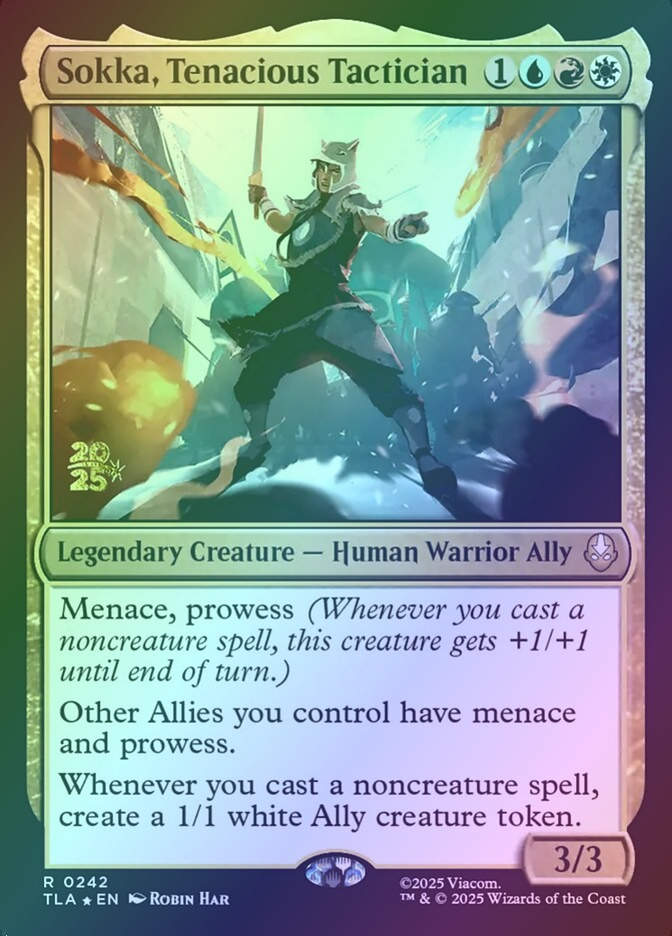 Sokka, Tenacious Tactician (PTLA) (242s) / Foil