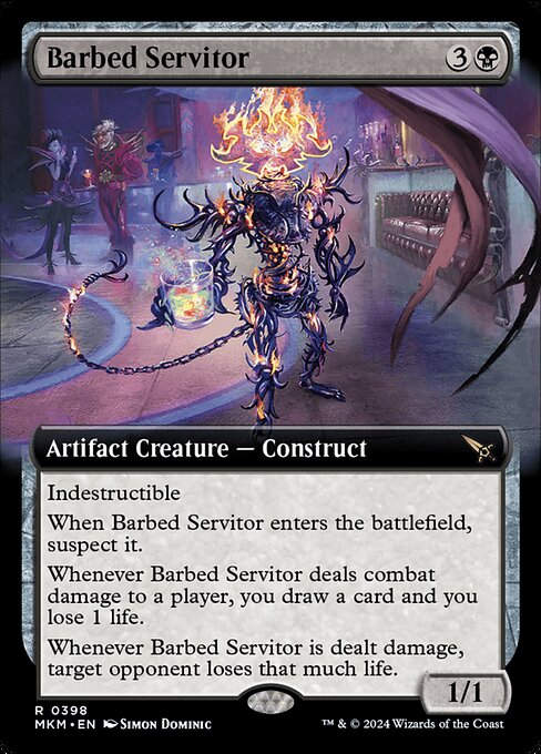 Barbed Servitor (mkm) (398) / Extended Art