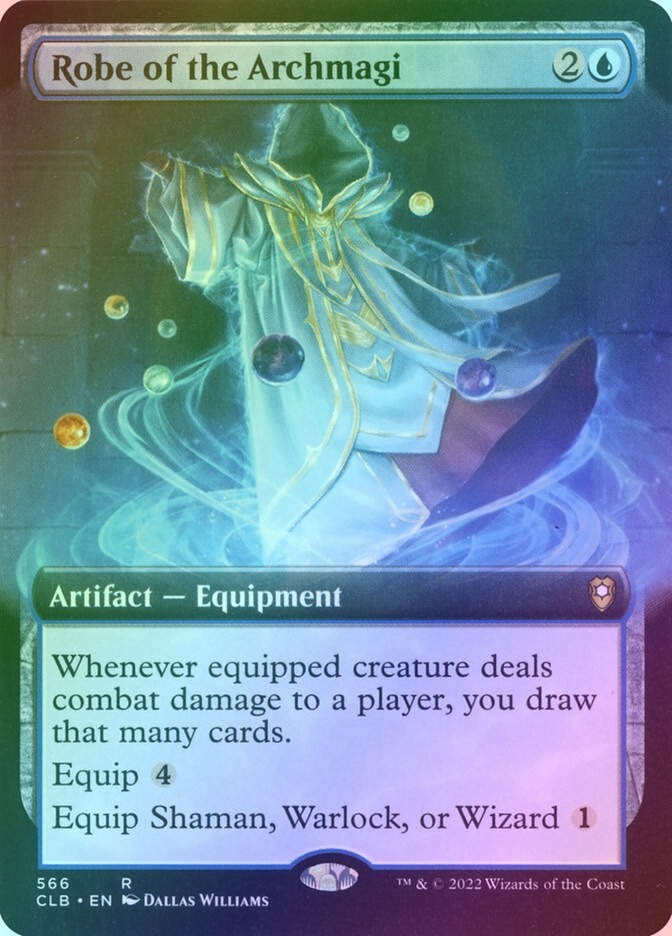 Robe of the Archmagi (CLB) (566) / Extended Art / Foil