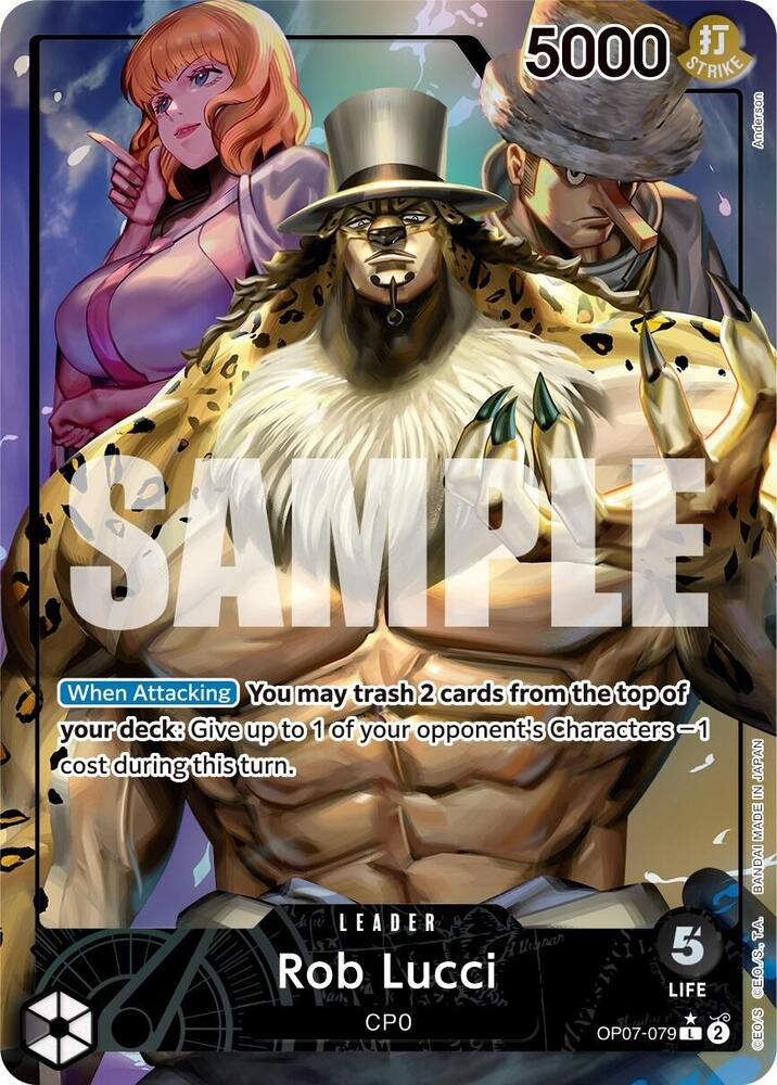 Rob Lucci (079) (Parallel) (OP07-079) / Foil