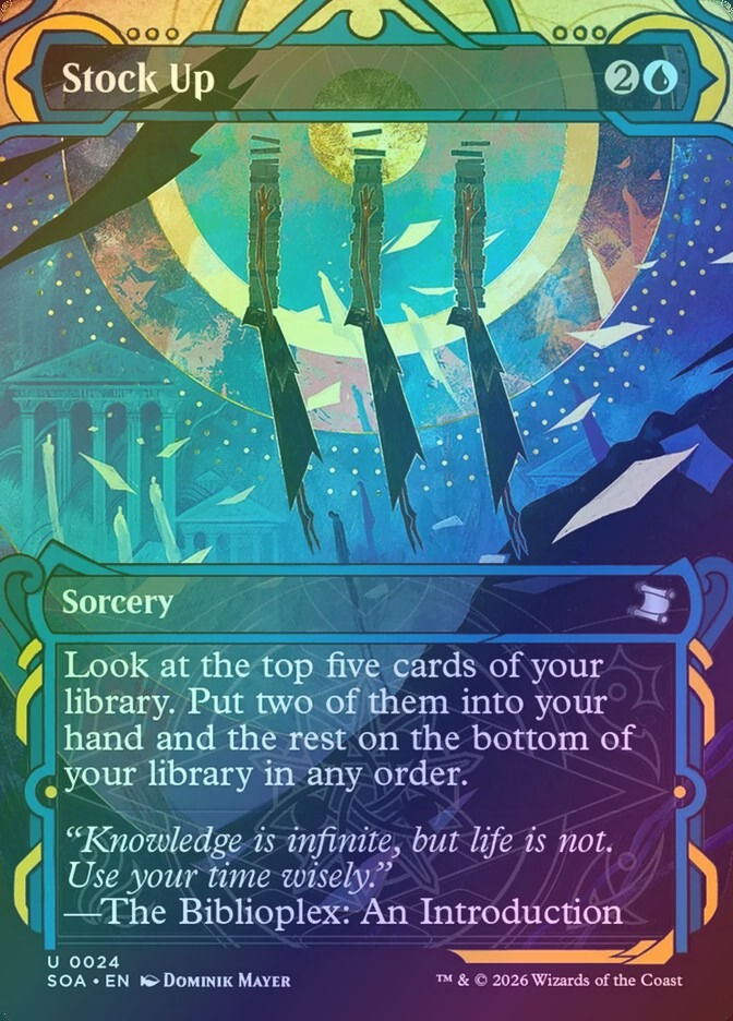 Stock Up (SOA) (24) / Borderless / Showcase / Foil