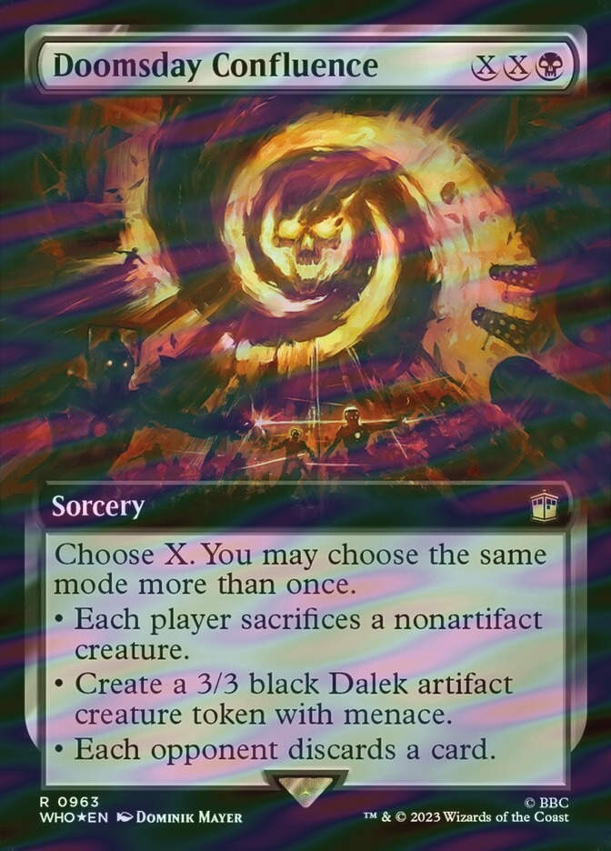 Doomsday Confluence (WHO) (963) / Extended Art / Surge Foil