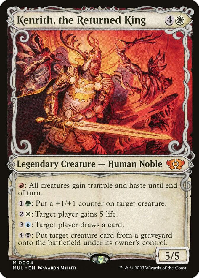 Kenrith, the Returned King (MUL) (4) / Showcase