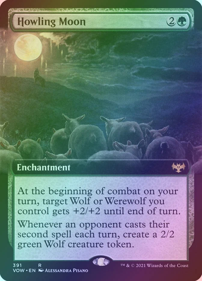 Howling Moon (VOW) (391) / Extended Art / Foil