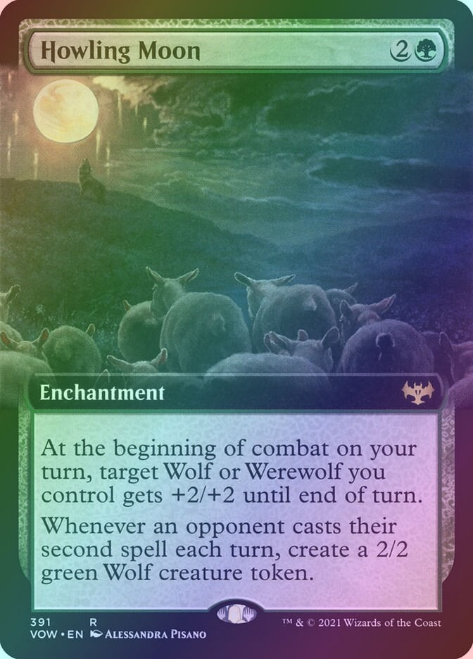 Howling Moon (VOW) (391) / Extended Art / Foil