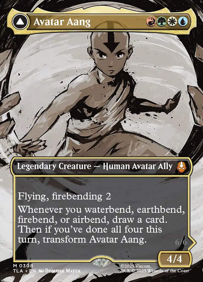 Avatar Aang // Aang, Master of Elements (TLA) (308) / Borderless