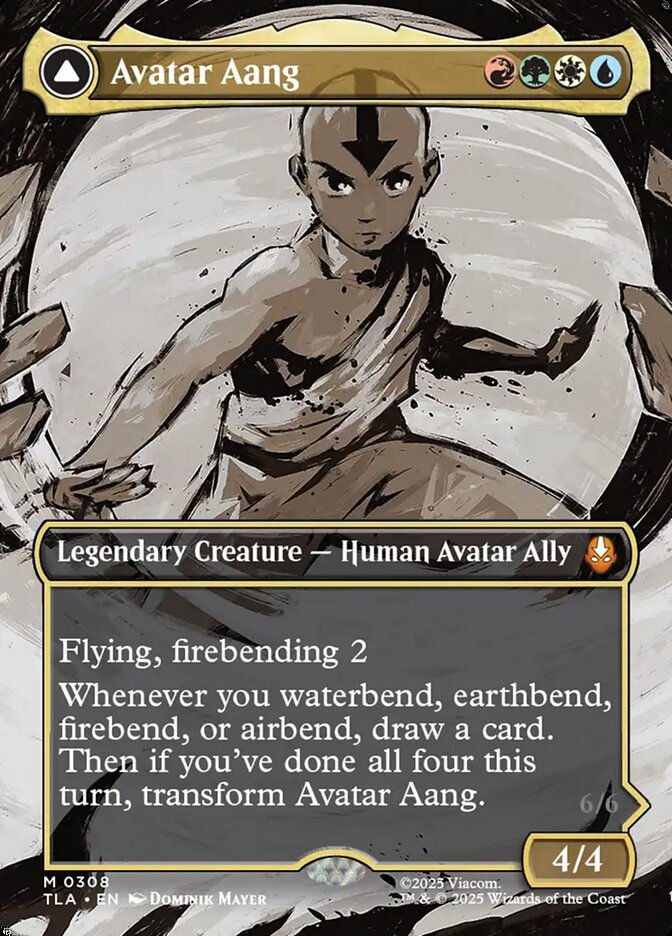 Avatar Aang // Aang, Master of Elements (TLA) (308) / Borderless — cara 1 de 2