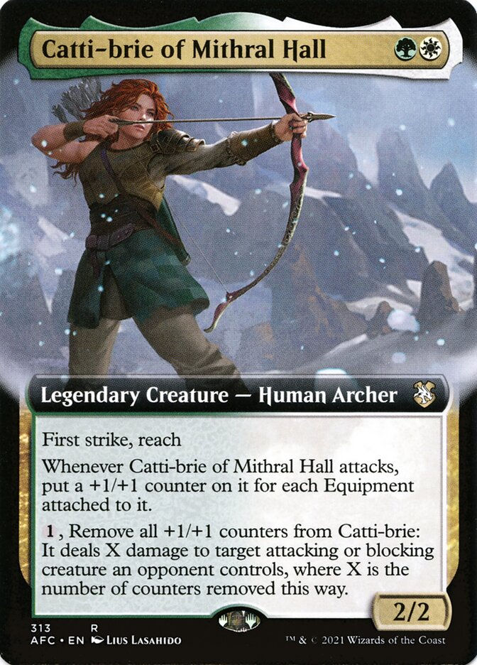 Catti-brie of Mithral Hall (AFC) (313) / Extended Art