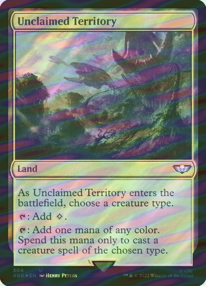 Unclaimed Territory (40K) (304★) / Surge Foil